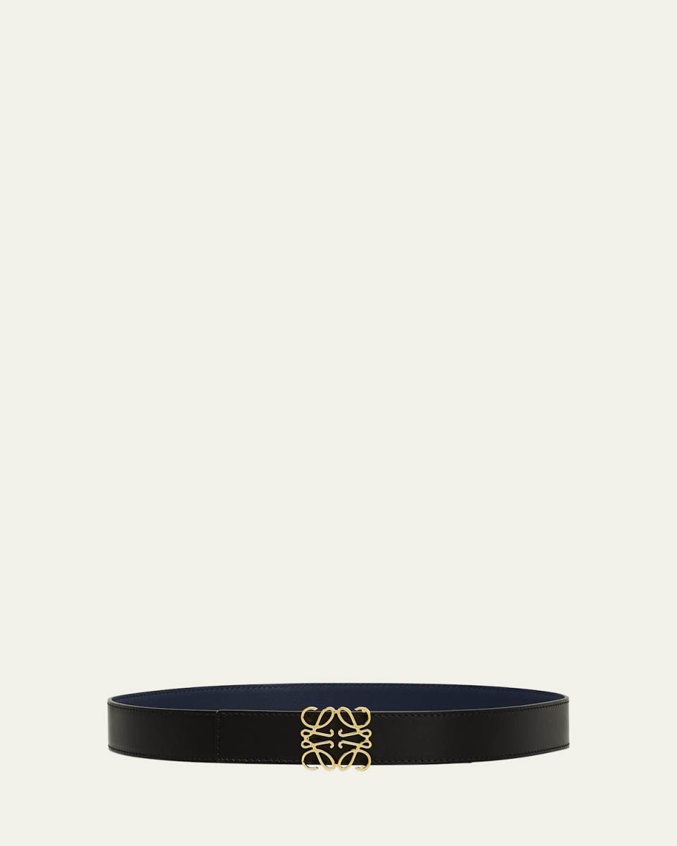 Anagram Leather Belt